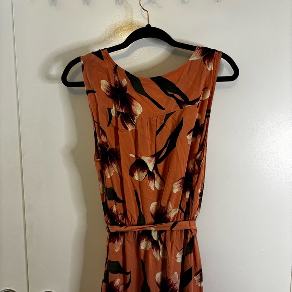 Ava & Viv Coral Maxi Sundress Scoop Neck Sleeveless Size 1X - Picture 8 of 9